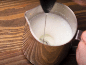 Homemade Cold Foam for Coffee - Froth until thick and creamy