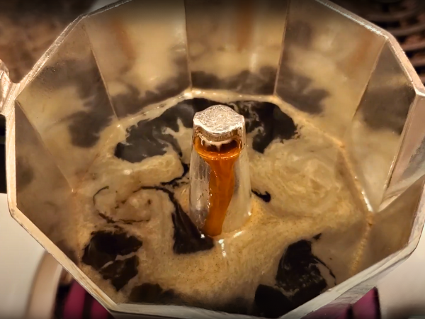 How to Make the Perfect Café Bustelo - Assemble and Heat on Medium Flame