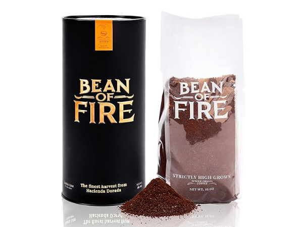 Bean of Fire Specialty Ground Coffee Pacamara Honey 1