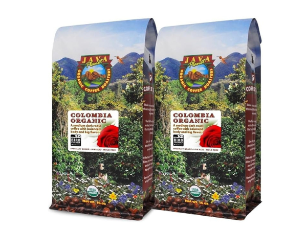 Java Planet Low Acid Organic Coffee – Whole Bean, Mold-Free