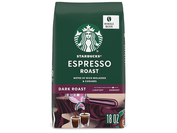 Starbucks Espresso Roast Whole Bean Coffee