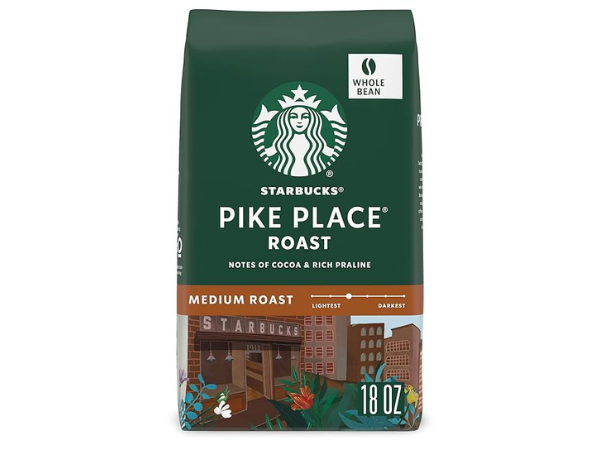 Starbucks Pike Place Whole Bean Coffee