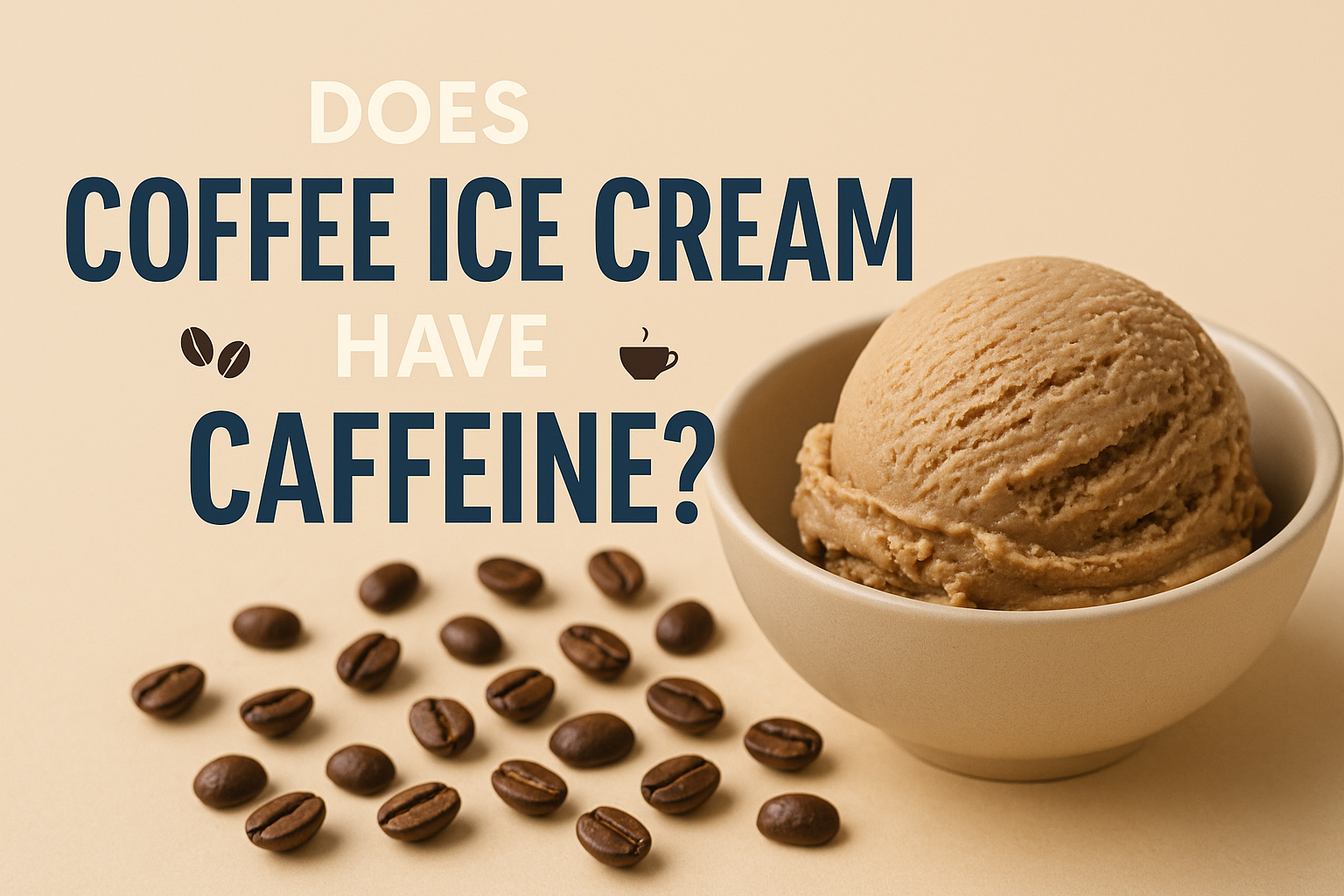 does coffee ice cream